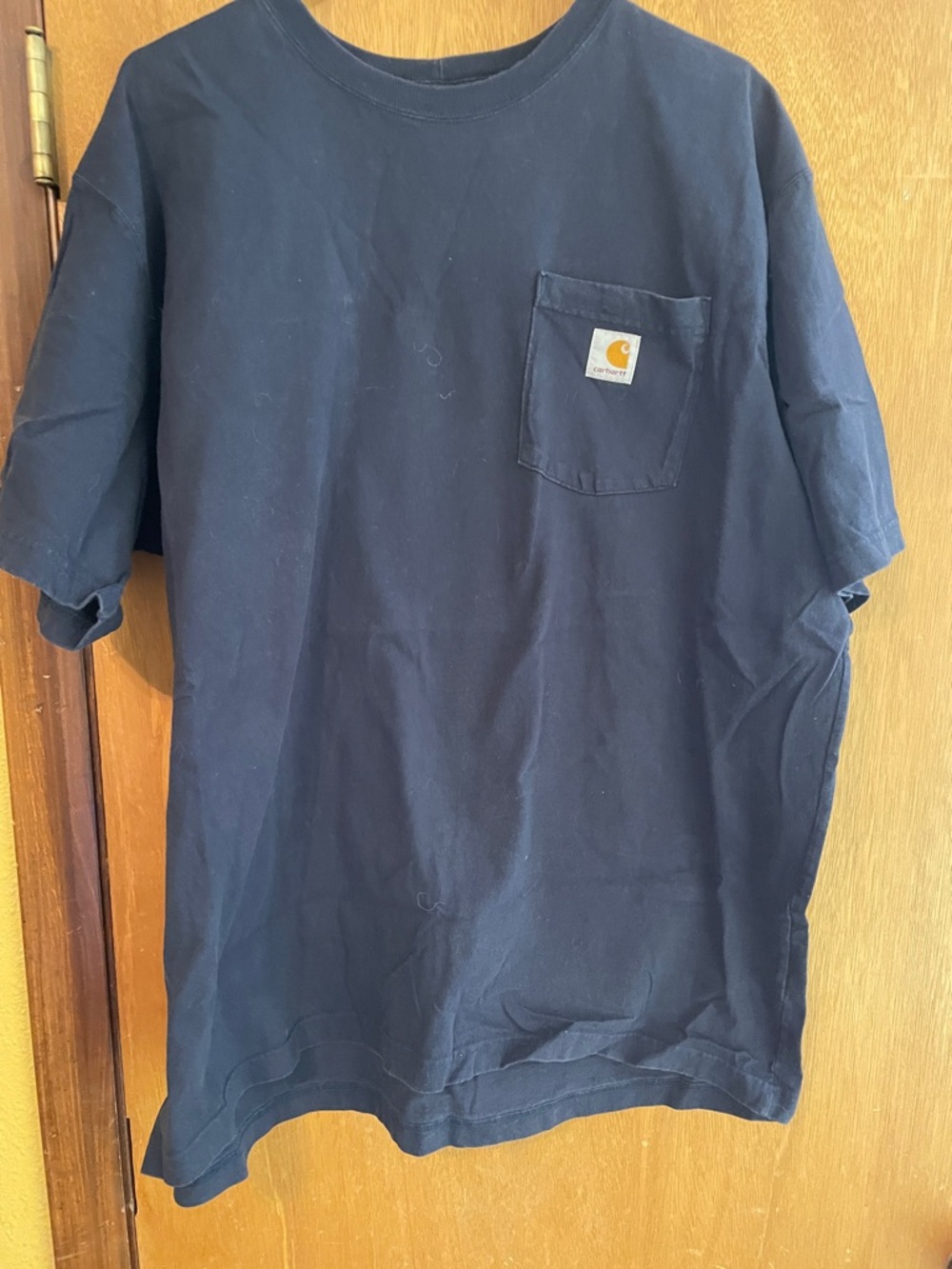 Carhartt Navy Pocket Short-Sleeve Work Tee